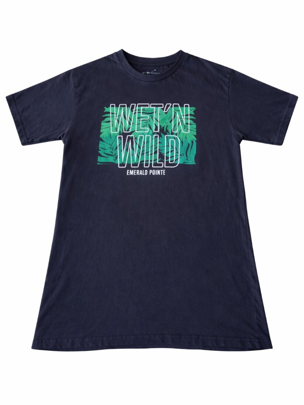 PALACE Navy Short-Sleeve Tee with Green Graphic boys S Emerald Pointe